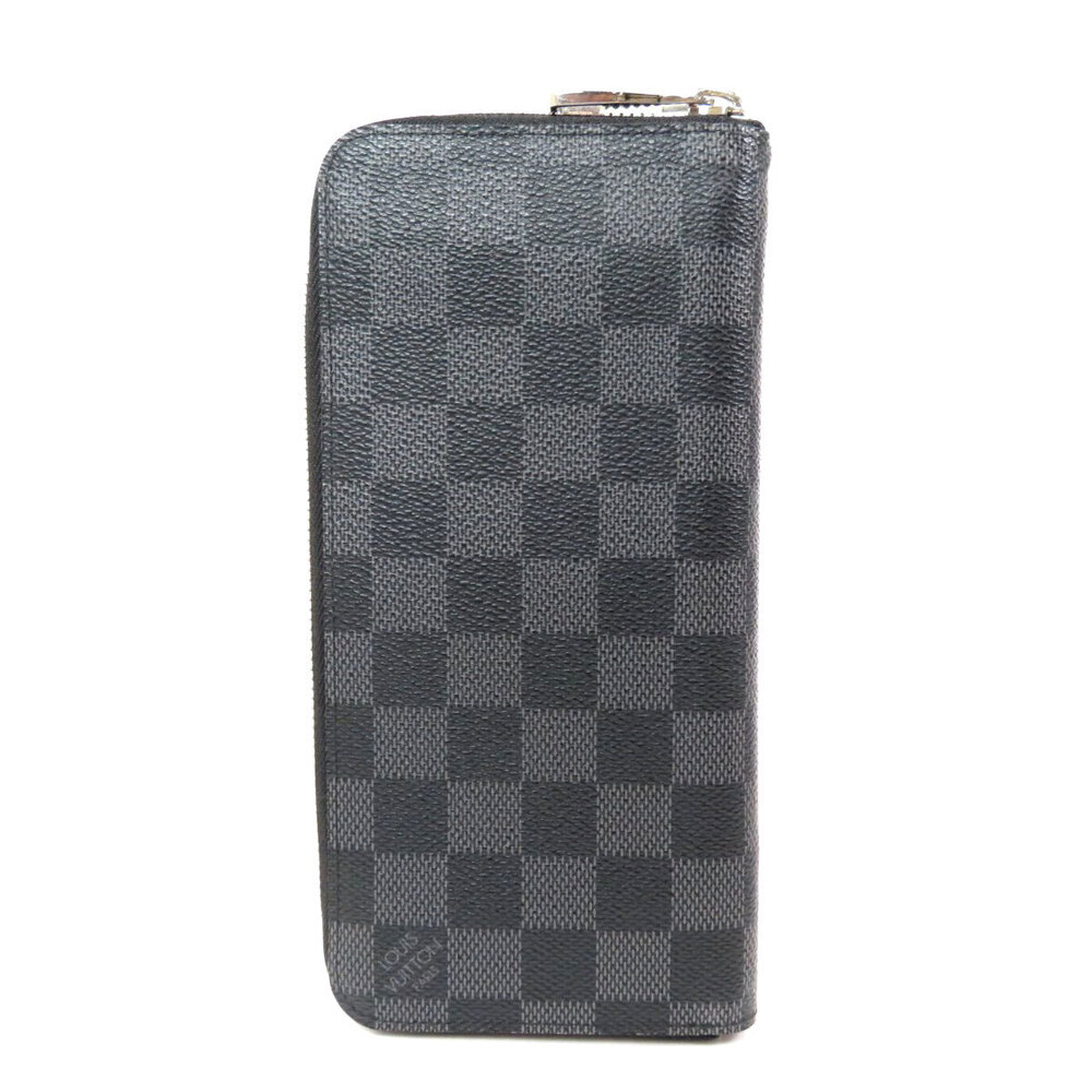 Louis Vuitton Zippy Wallet Vertical Canvas Long Wallet Damier Brown